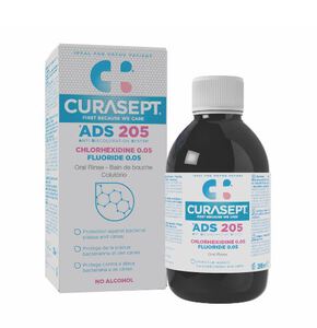 curasept ads 205 mondspoelmiddel 0,05% chx+0.05%fl